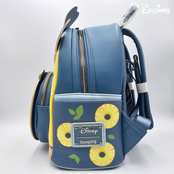Loungefly Disney Lilo & Stitch Pineapple Pizza Mini Backpack - Picture 5 of 8